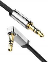 Image du produit Ugreen Casque d'écoute audio AUX à ruban plat coudé (3 m, Jack 3,5 mm (AUX))