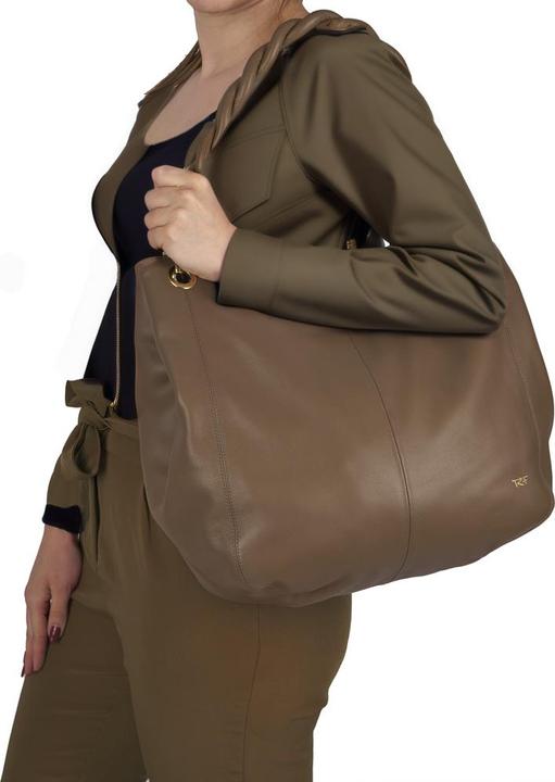 Actual product image Riccardo Ferducci Handbag A4, LED light compartment, Bellini
