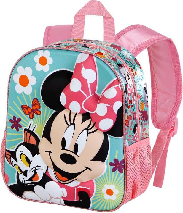 Karactermania Disney Minnie Mouse Figaro-Small 3D Backpack, Pink, 26 x 31 cm, Capacity 8.5 L