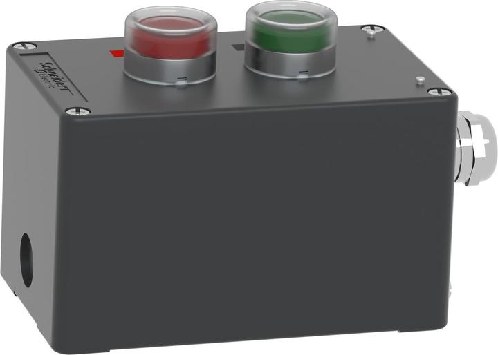 Image du produit Schneider Electric Station à Boutons-Poussoirs Atex (Métal) 1 Xawf210ex Vert