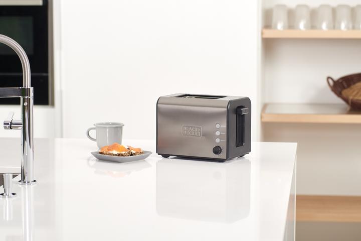 Produktbild Black & Decker & Decker BXTO900E Toaster 2 Scheibe(n), Edelstahl