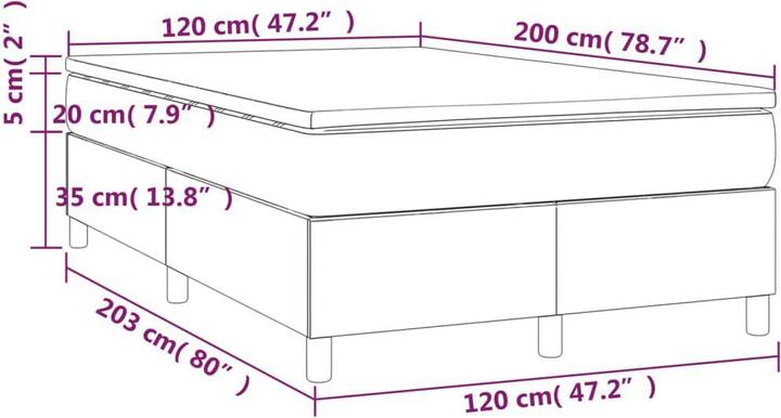 Produktbild VidaXL Gilberto (120 x 200 cm, 120 x 200 cm)