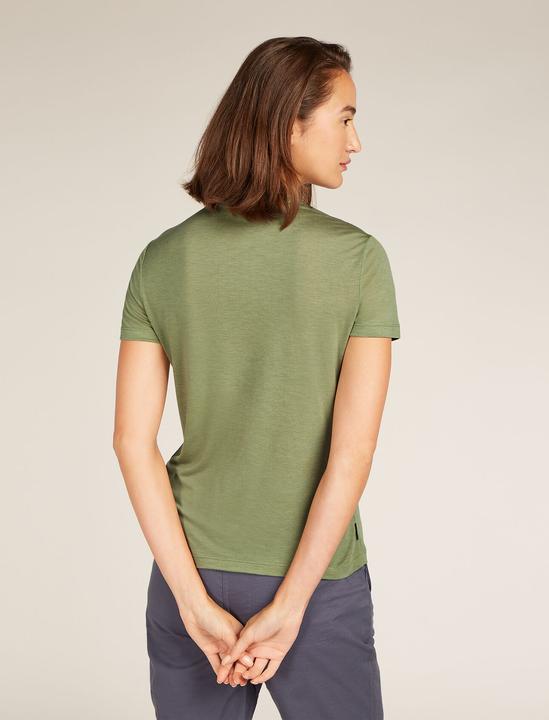 Actual product image Icebreaker Women Merino Blend Core SS Tee Cook Reflected (XS)