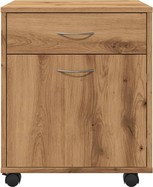 Image du produit VidaXL Rollcontainer Rollschrank Bürocontainer Büroschrank Schrank Artisan-Eiche (45 x 38 x 54 cm)