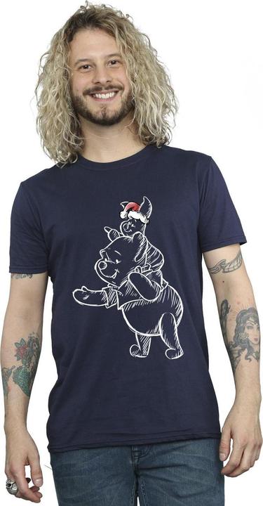 Image du produit Disney - T-shirt WINNIE THE POOH PIGLET CHRISTMAS - Homme (S)