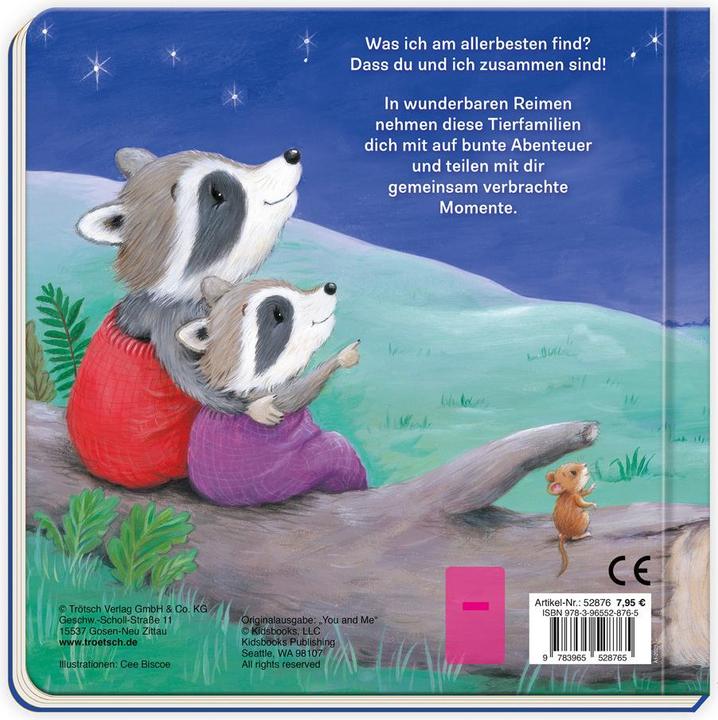 Produktbild Pappenbuch mit Reimen Du und Ich (Deutsch, Trötsch Verlag GmbH & Co.KG, 2023)