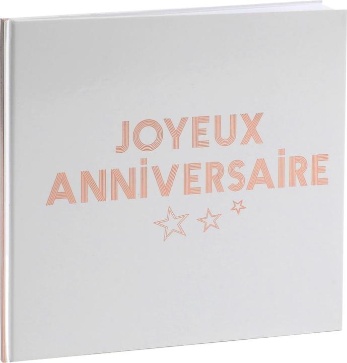 Produktbild Santex Livre d'or Joyeux Anniversaire Star- Rosegold