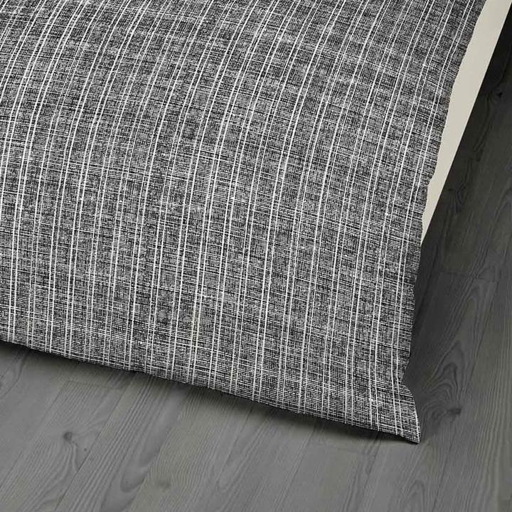 Produktbild BettwarenShop Zeitlos Winterblack (Bettwäsche Set, 135x200 cm + 80x80 cm)
