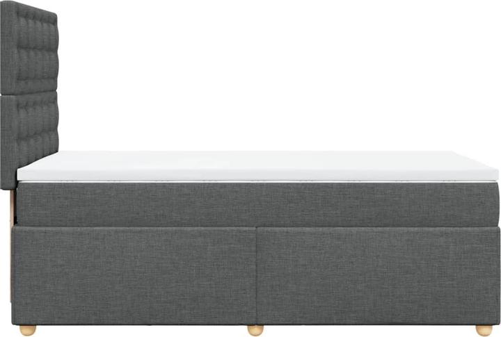 Immagine prodotto VidaXL Bo x letto a molle con materasso 90 x 190 cm in tessuto (90 x 190 cm, 90 x 190 cm)