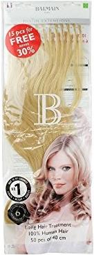 Produktbild Balmain Value Pack 25/27 Natural Straight 40cm seligolbl/mibeibl 50Echt.Fill-In (Goldblond, 40 cm)
