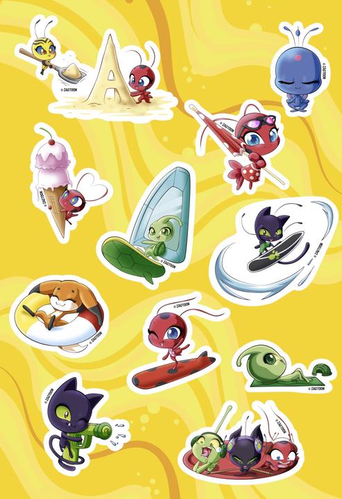 Produktbild Panini Miraculous Mein grosser Kwami-Block - Stickern und Malen (Deutsch, Panini, 2023)