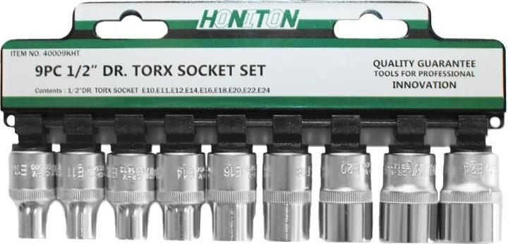 Produktbild Honiton NASADKI 9cz. 1/2" TORX 4009 (1/2")