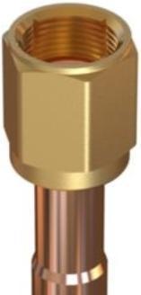 Actual product image Danfoss FSA 516M adapter - 5/8", Flare, 5/8", Lodde