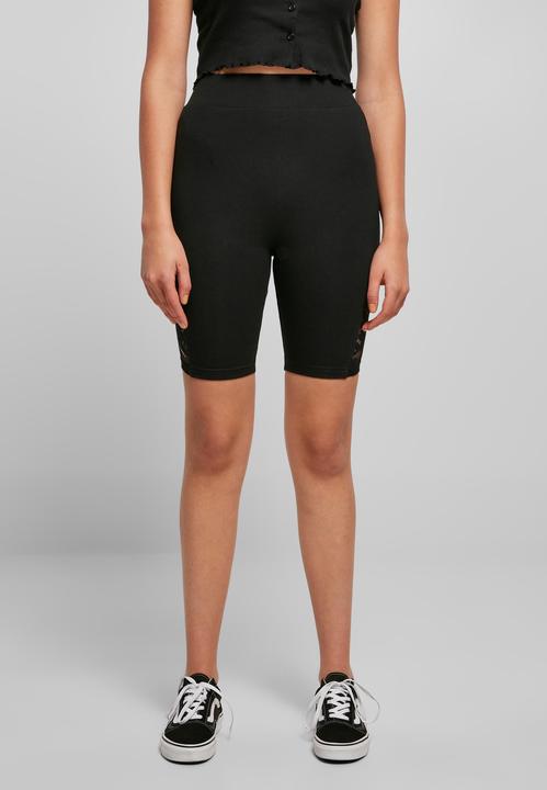Immagine prodotto Urban Classics Pantaloncini da ciclista con inserto in pizzo a vita alta - 16956 (S)