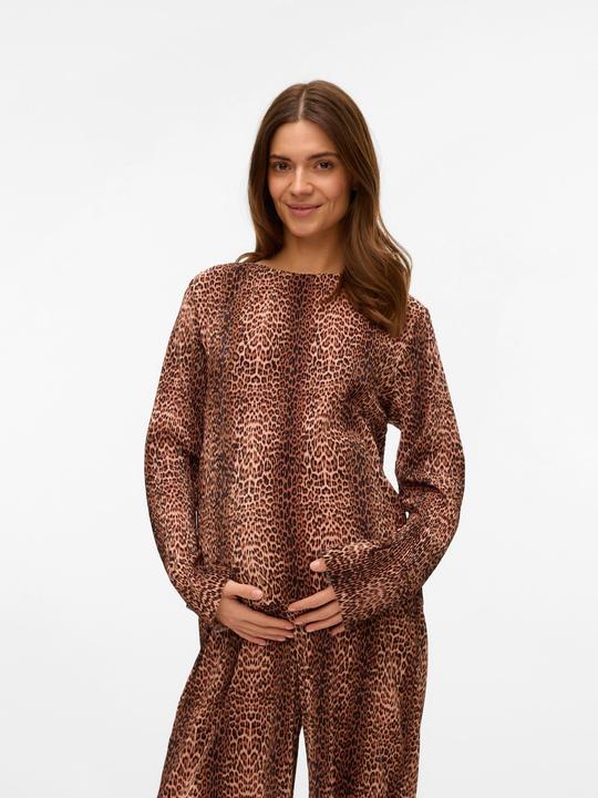 Image du produit Mamalicious Normal geschnitten Rundhals Top Bluse (XS)