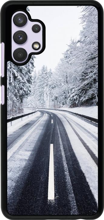 Actual product image PhoneLook Winter 22 Snowy Road cover (Samsung Galaxy A32)