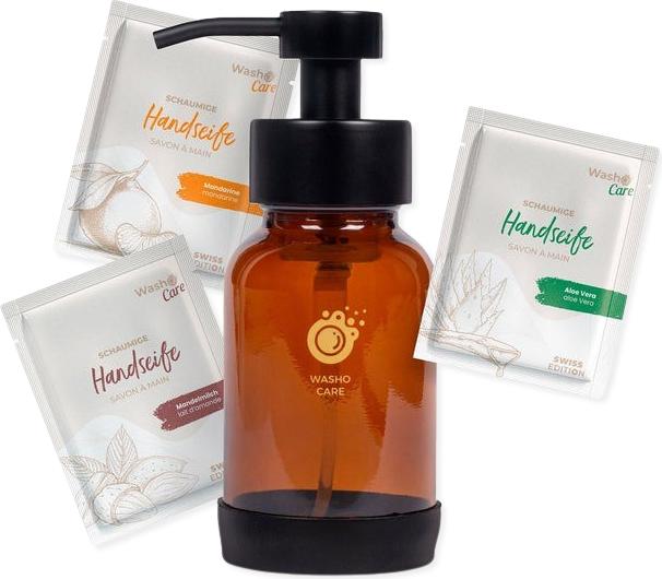 Produktbild Washo Handseife Swiss Edition Starter Set (Handseife Nachfüllpackung, Flüssigseife, 200 ml)