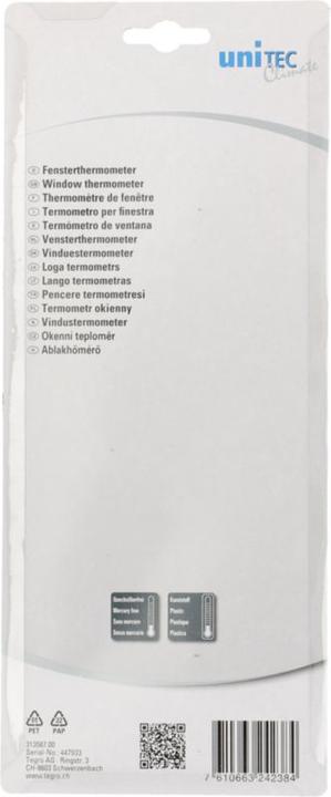 Produktbild Unitec Fensterthermometer