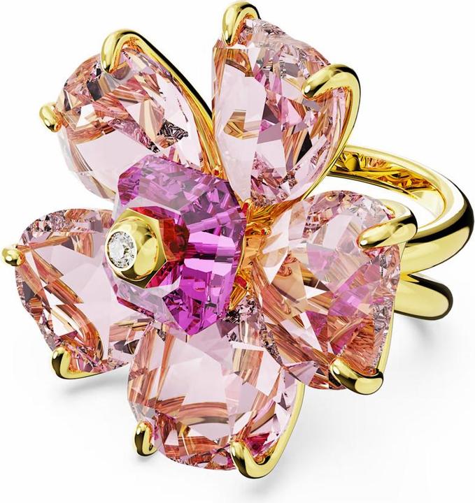 Immagine prodotto Swarovski Anello Cocktail Florere Fiore Oro Rosa (52)
