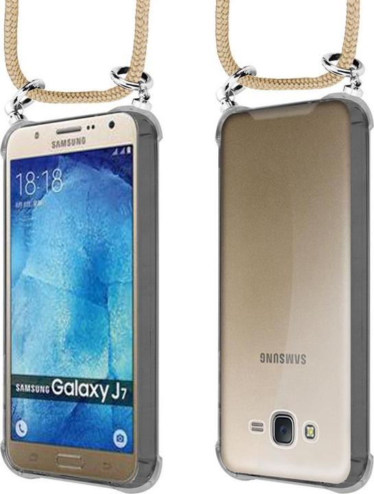 Produktbild Cadorabo TPU Handy Kette SILBER Cover