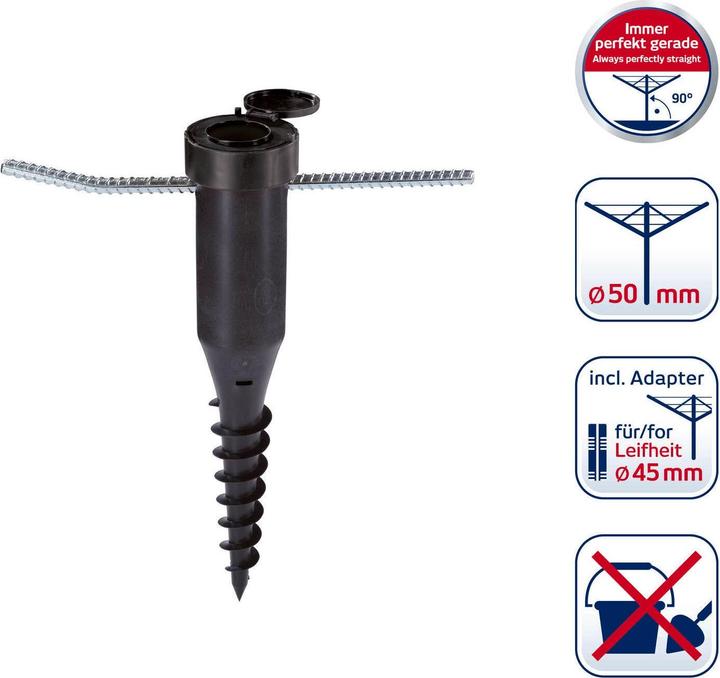 Actual product image Leifheit Zentrier-Bodendübel
