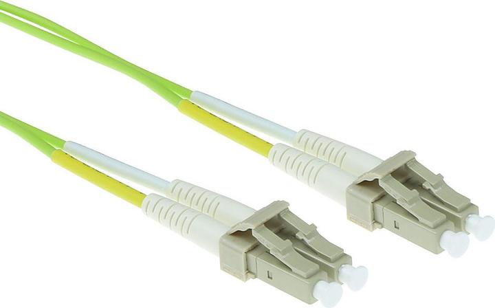 Produktbild 0.5 meter LSZH Multimode 50/125 OM5 fiber patch cable duplex with LC connectors. (CAT7, 0.50 m)