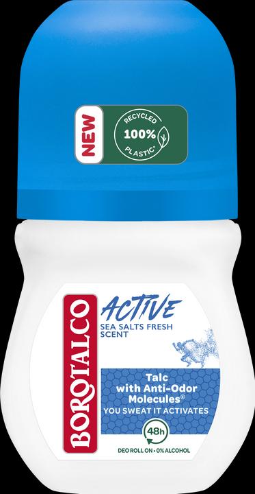 Actual product image Borotalco Active Sea Salts Fresh (Roll-on, 50 ml)