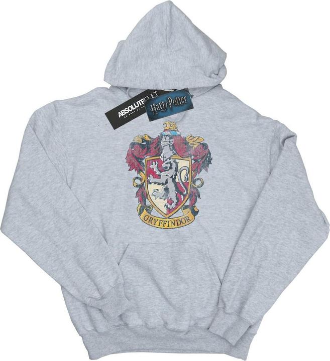 Actual product image Girls Gryffindor Distressed Crest Hoodie (152, 158)