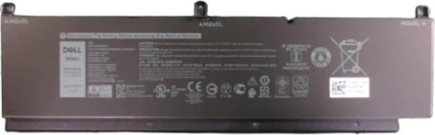 Actual product image Dell BATTERY PWS 7560/7760 6C 95Wh OEM: CR72X 68ND3 451-BCQE (6 Cells, 8333 mAh)