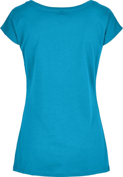 Actual product image Build Your Brand Womens/Ladies Wide Neck T-Shirt (L)