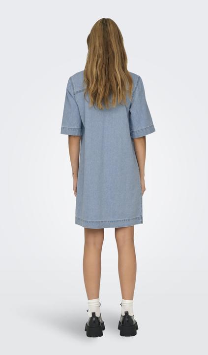 Immagine prodotto Only Vestibilità regolare colletto camicia abito corto abito denim (L)