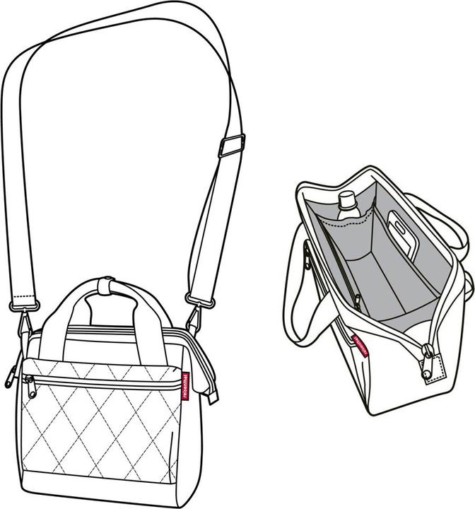 Produktbild reisenthel Schultertasche Allrounder Cross Rhombus Olive