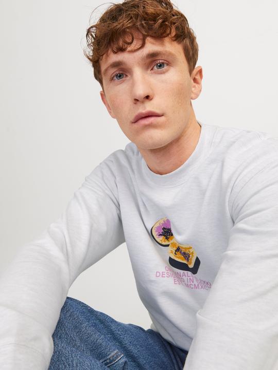 Actual product image Jack & Jones Printed sweatshirt with round neck Sweatshirt with round neck (S)