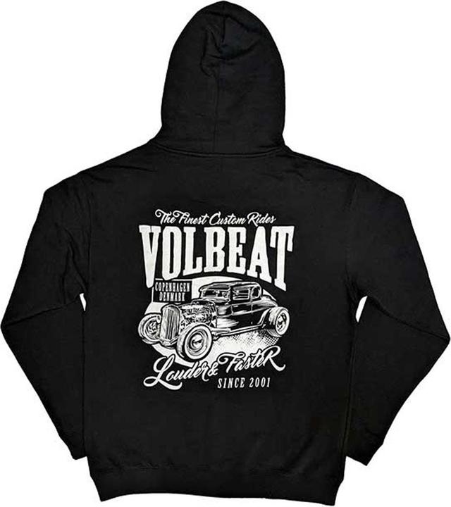 Actual product image Volbeat Unisex Adult Louder And Faster Back Print Full Zip Hoodie (M)