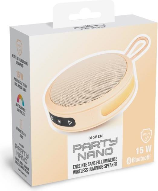 Actual product image Bigben Party Nano - Bluetooth Speaker (3 h, Rechargeable battery operated)