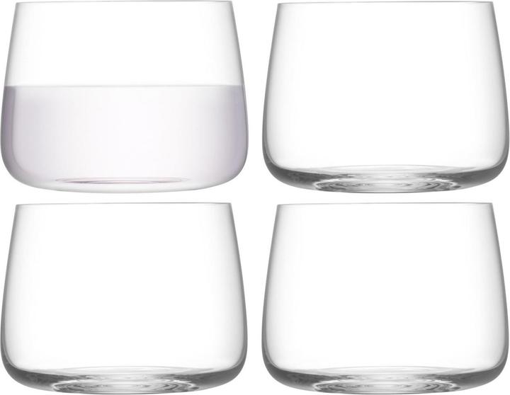 LSA Set di 4 bicchieri senza stelo Metropolitan 360ml chiaro (0.36 l, 4 x)