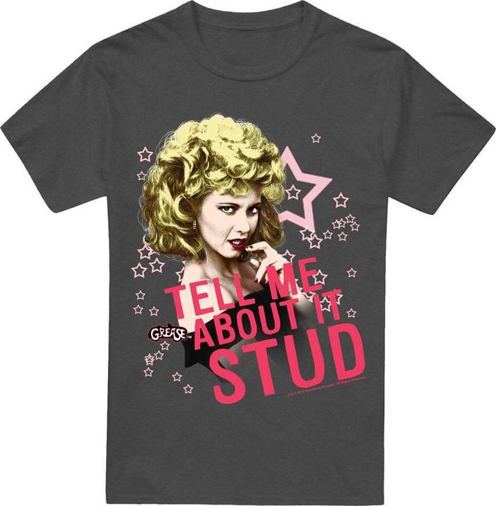 Actual product image Grease Unisex Adult Tell Me About It Stud T-Shirt (3XL)