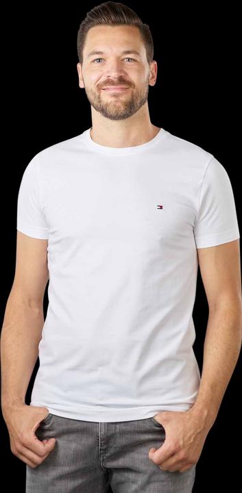 Tommy Hilfiger Crew Neck T-Shirt Slim Fit White