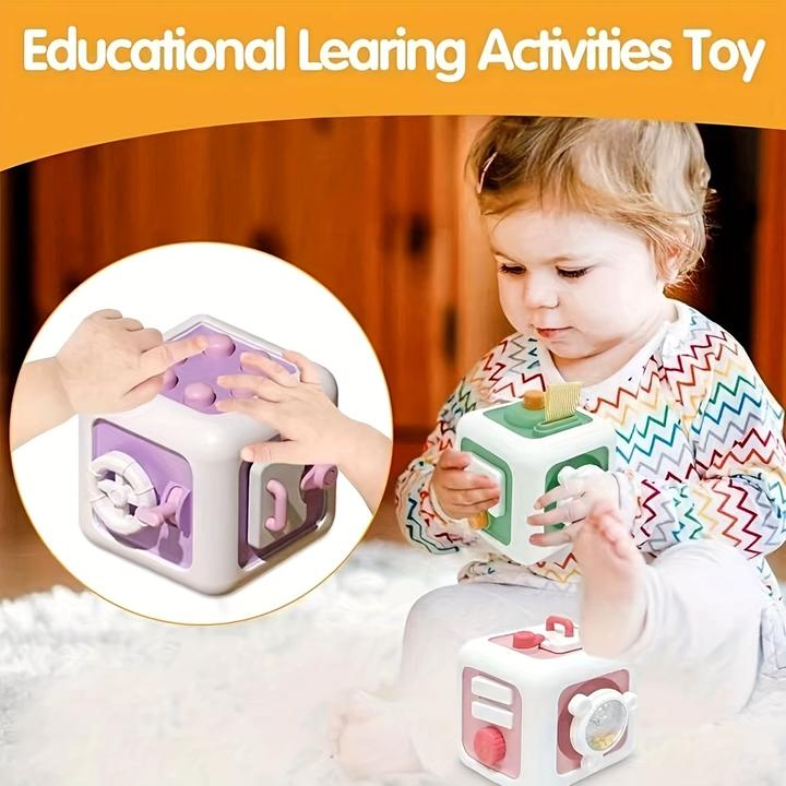 Image du produit Activity Board Activité du tout-petit Busy Cube - Jouets de développement sensoriel et de motricité fine, éducatif