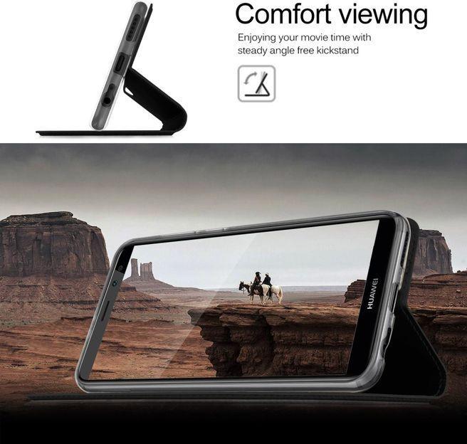 Produktbild Stylische Leder Hülle (Huawei Mate 10 Lite)