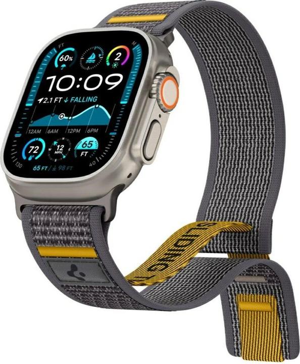 Produktbild Spigen Pasek Athlex Air do Apple Watch 6/7/8/9/10/SE/Ultra 1/Ultra 2 (44/45/46/49 mm) szary (Stoff, Kunststoff)