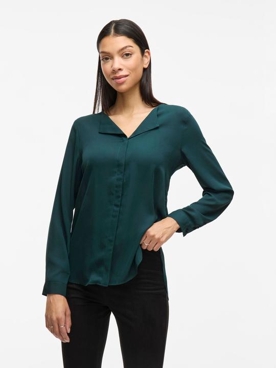 Image du produit Vila Chemise à col fendu High Low (XS)