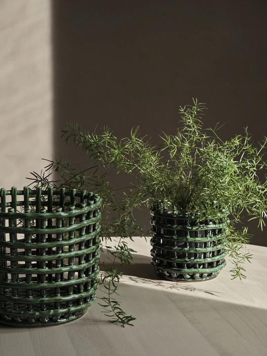 Actual product image Ferm Living Ceramic Basket (1 x, Ø 23.5 x 21 cm)
