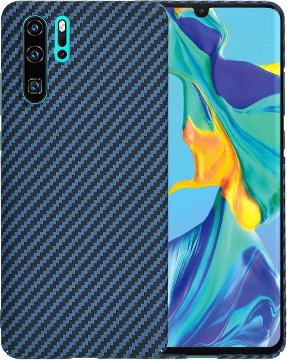 Produktbild Techsuit - Carbonite FiberShell - Huawei P30 Pro / P30 Pro New Edition - Cyan (Huawei P30 Pro, Huawei P30 Pro New Edition)
