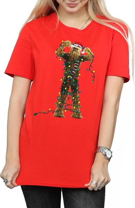 Star Wars Chewbacca Christmas Lights TShirt (L)