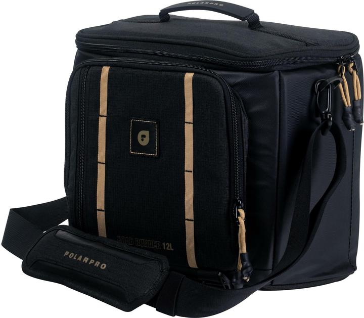 Produktbild PolarPro Kamera-Tasche RoadRunner 12 l Schwarz (Kamera Schultertasche, 12 l)