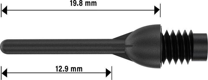Actual product image Bull's Ball Point Soft Tips 6mm(2BA)& 8mm(1/4BSF)