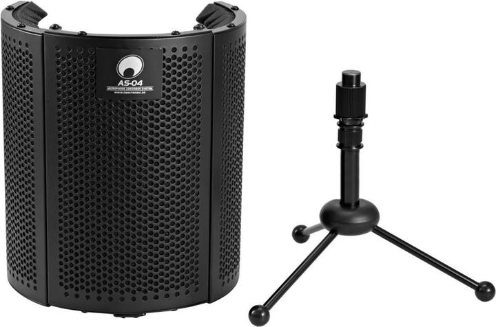 Image du produit Omnitronic AS-04 Système d'absorption microphonique de table, pliable, tripode inclus