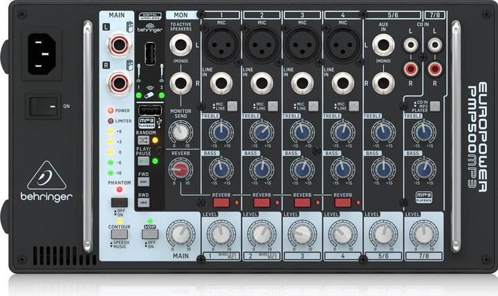 Image du produit Behringer Mixeur de puissance Europower PMP500MP3 (Studio et mixeur live)