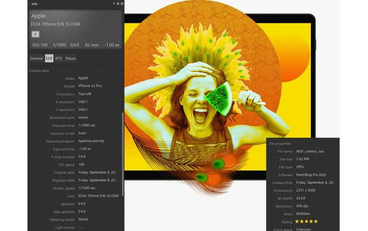 Produktbild Corel PaintShop Pro 2023 (Key) (1 User, 1 Geräte/User, unbegrenzt)